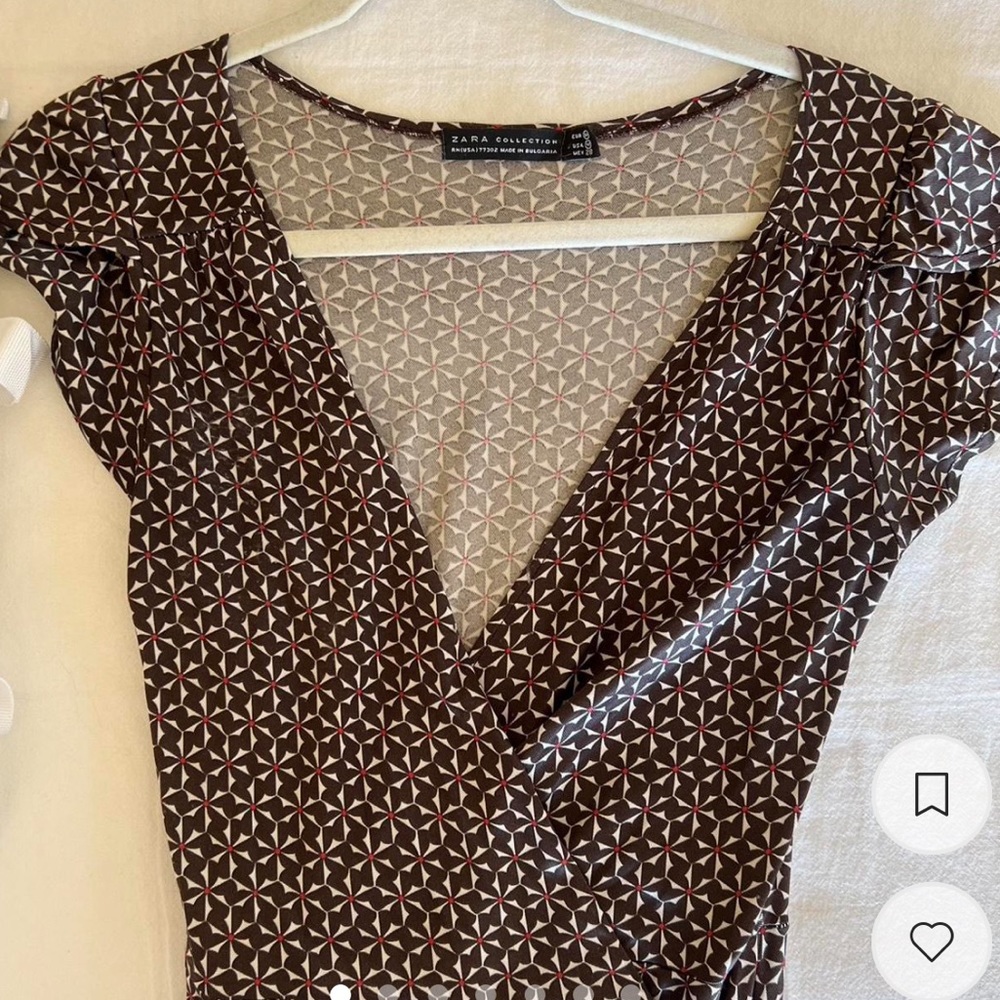 Wrap Dress Zara Size S/M